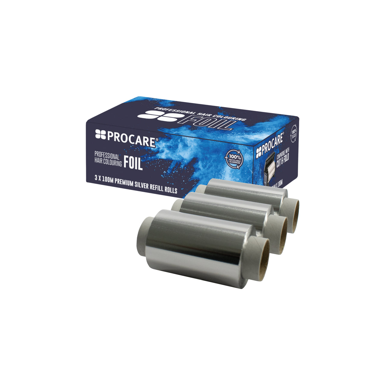 Procare 3x 100MM x 100M Refill Foil