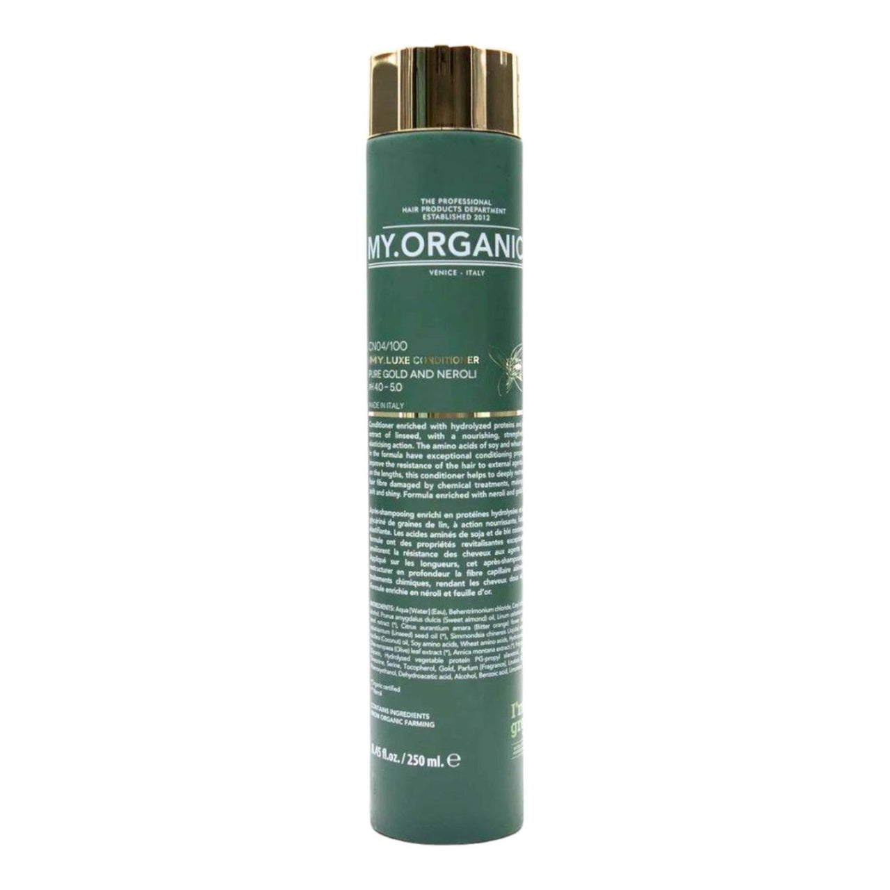 My Organics Luxe Conditioner Pure Gold and Neroli pH 4.0 - 5.0